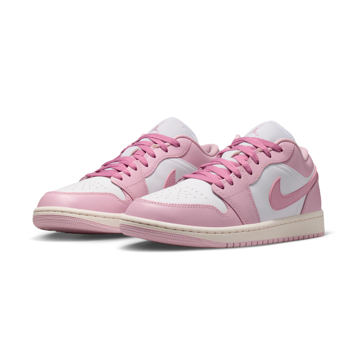 Jordan 1 Low Iced Carmine White (Women's)