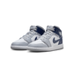 Jordan 1 Mid Wolf Grey Midnight Navy