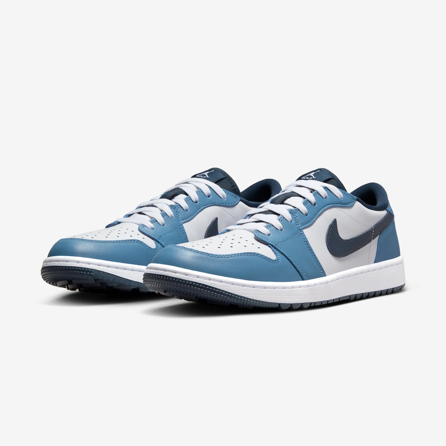 Jordan 1 Low Golf White Aegean Storm