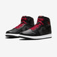 Jordan 1 Retro High Black Satin Gym Red