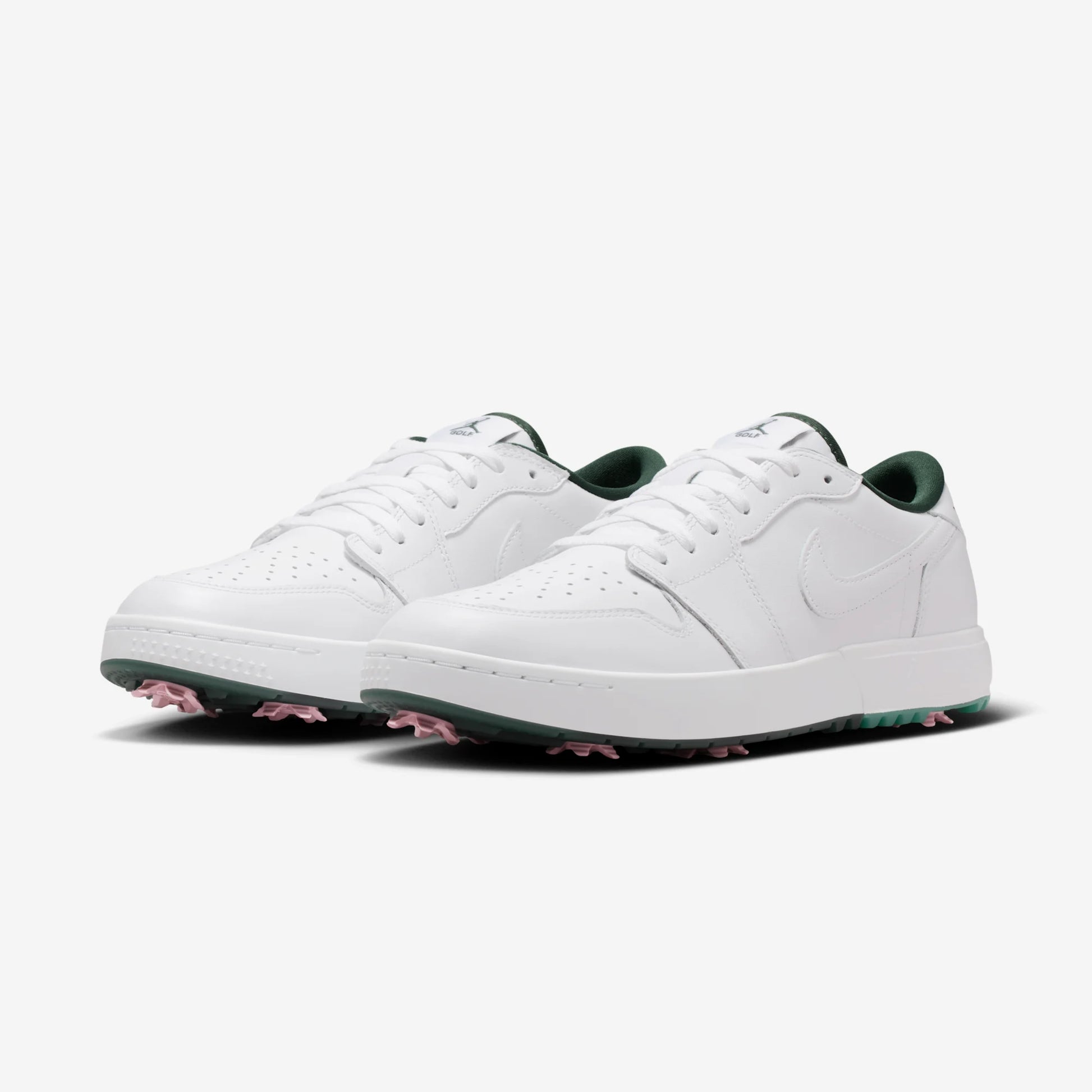 Jordan 1 Low Golf Spiked White Fir Elemental Pink