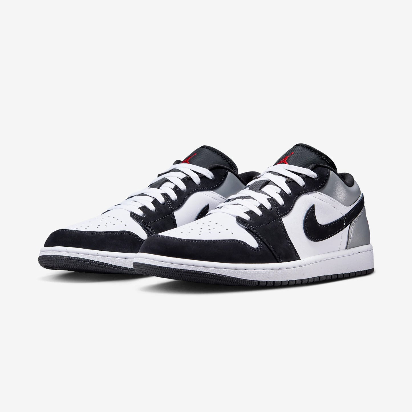 Jordan 1 Low SE White Fire Red Black Matte Silver