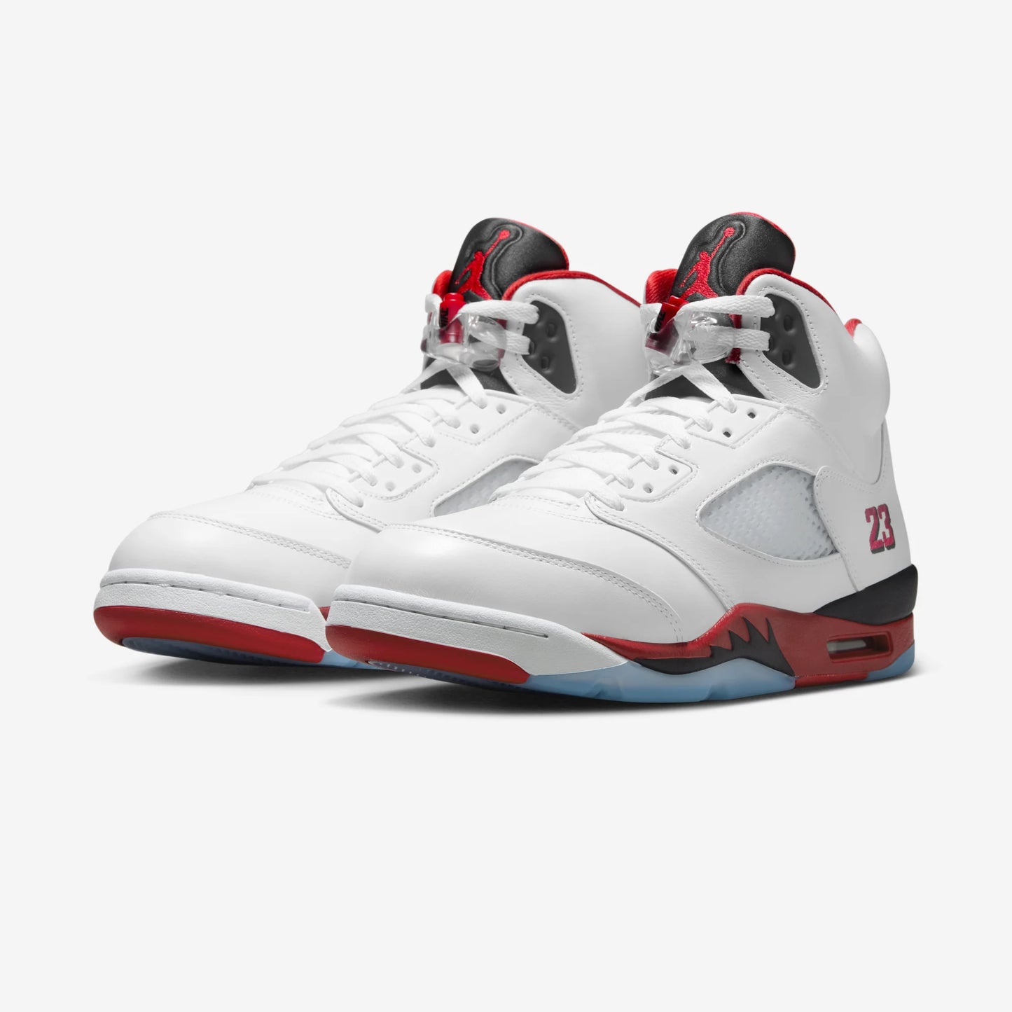 Jordan 5 Retro Fire Red Black Tongue (2025)