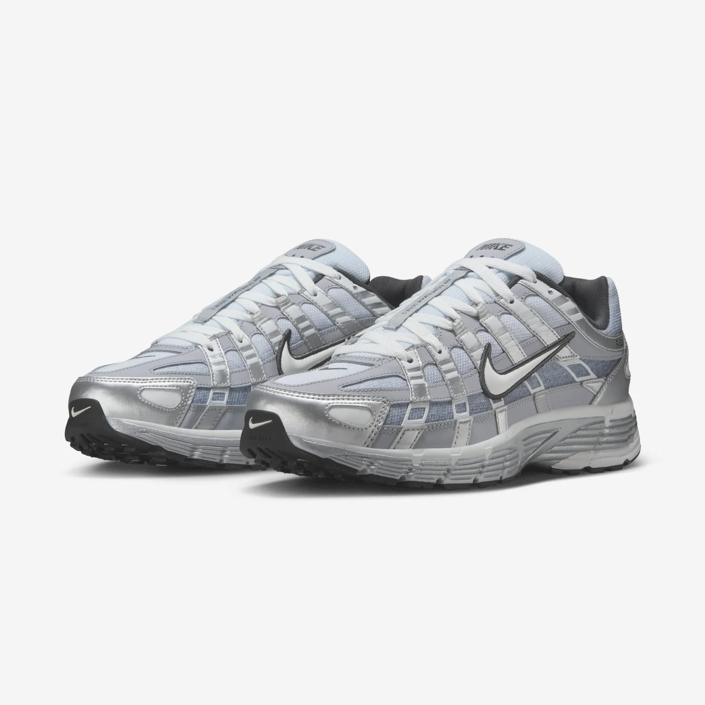 Nike P-6000 Metallic Silver Summit White-Wolf Grey