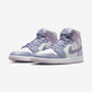 Jordan 1 Mid Indigo Haze Doll White (Women's)