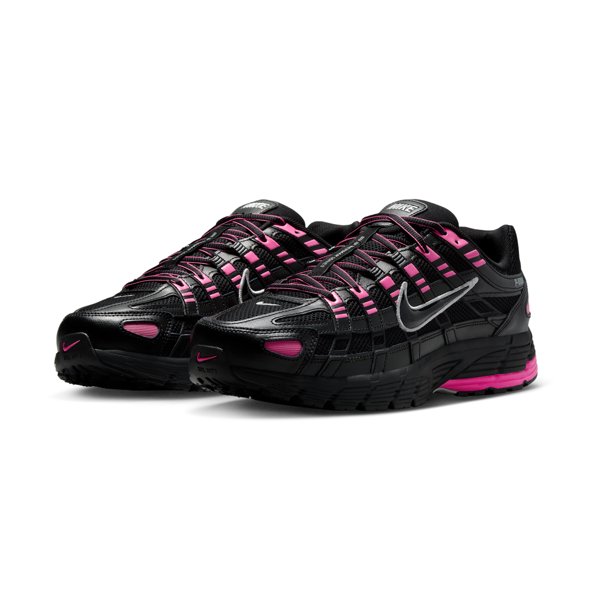 Nike P-6000 Pink Blast Metallic Silver Black