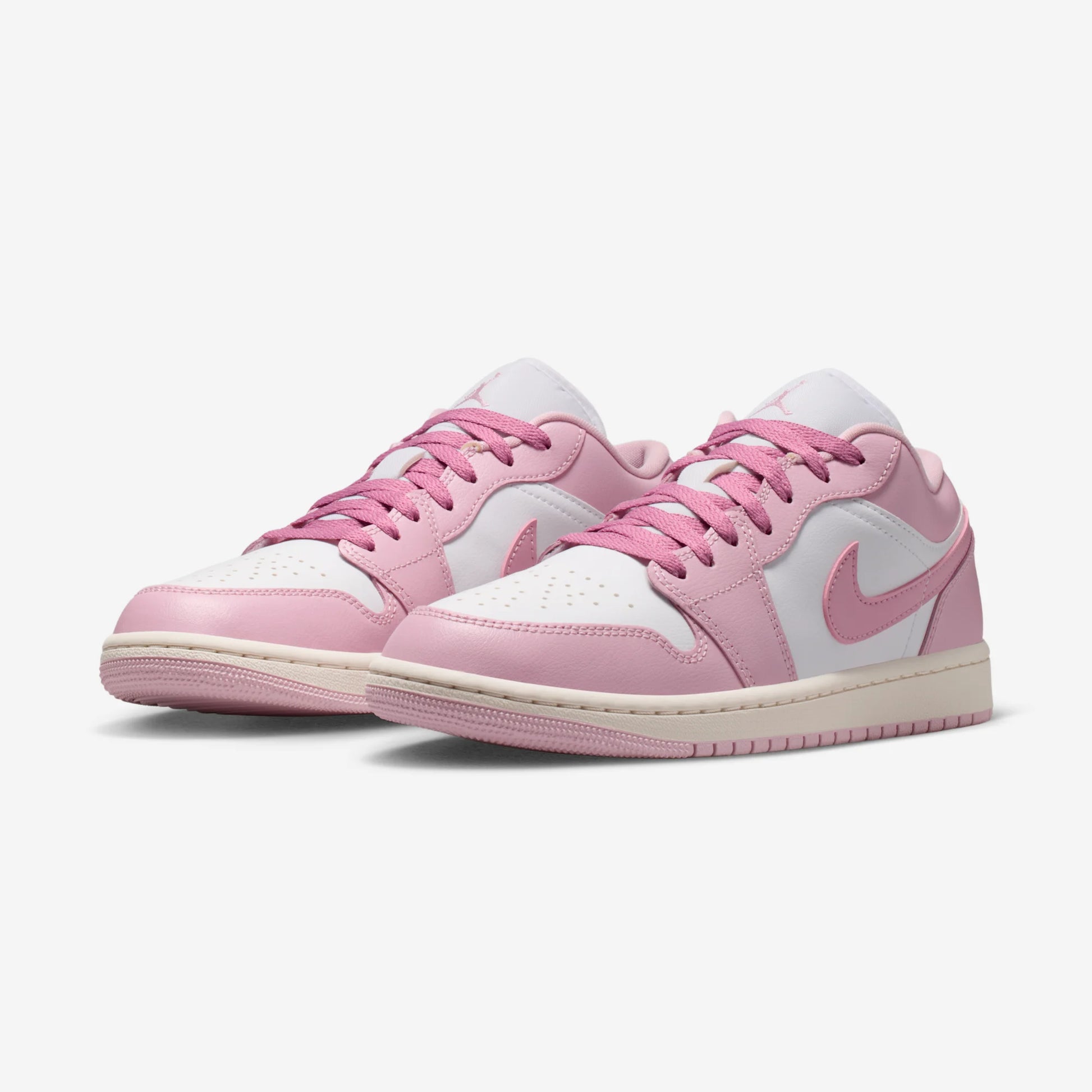 Jordan 1 Low Iced Carmine White (Women's)