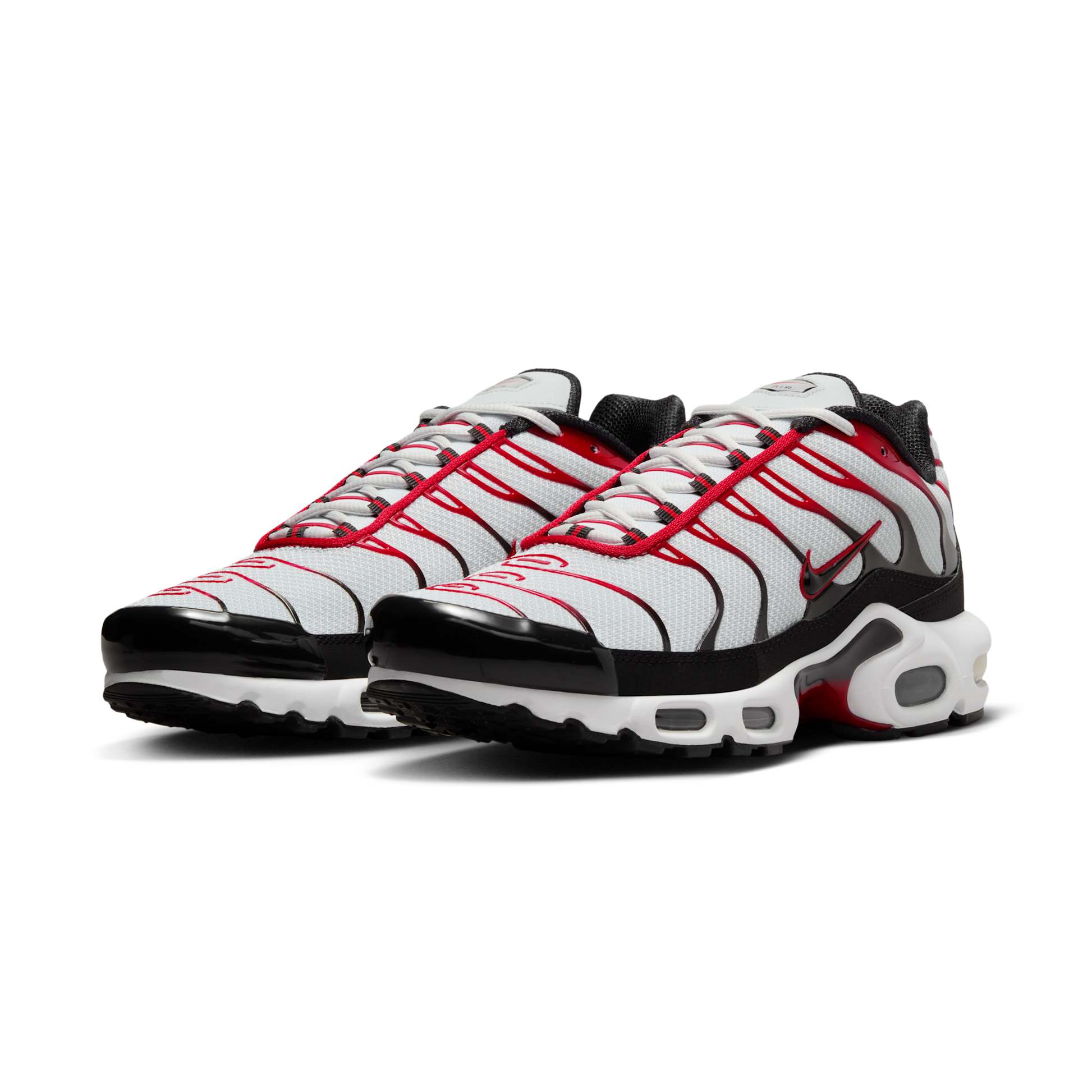 Nike Air Max Plus Pure Platinum Black University Red