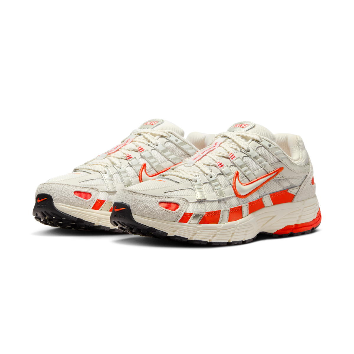 Nike P-6000 Sail Pale Ivory Light Bone Picante Red (Women's)