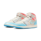 Jordan 1 Mid Sail Hot Lava Blue Chill (Women's)