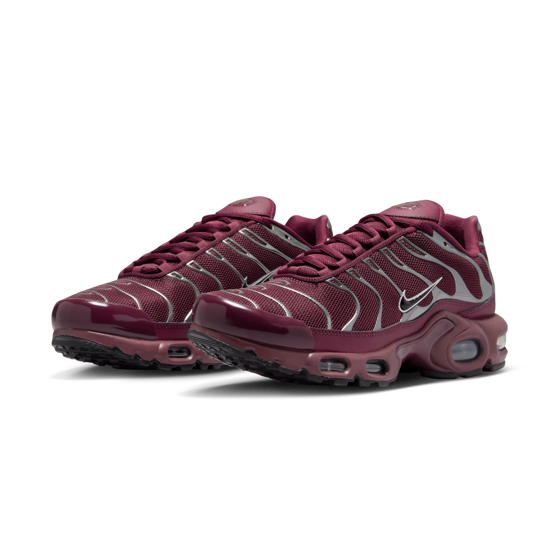 Nike Air Max Plus SE Night Maroon Metallic Silver (Women's)