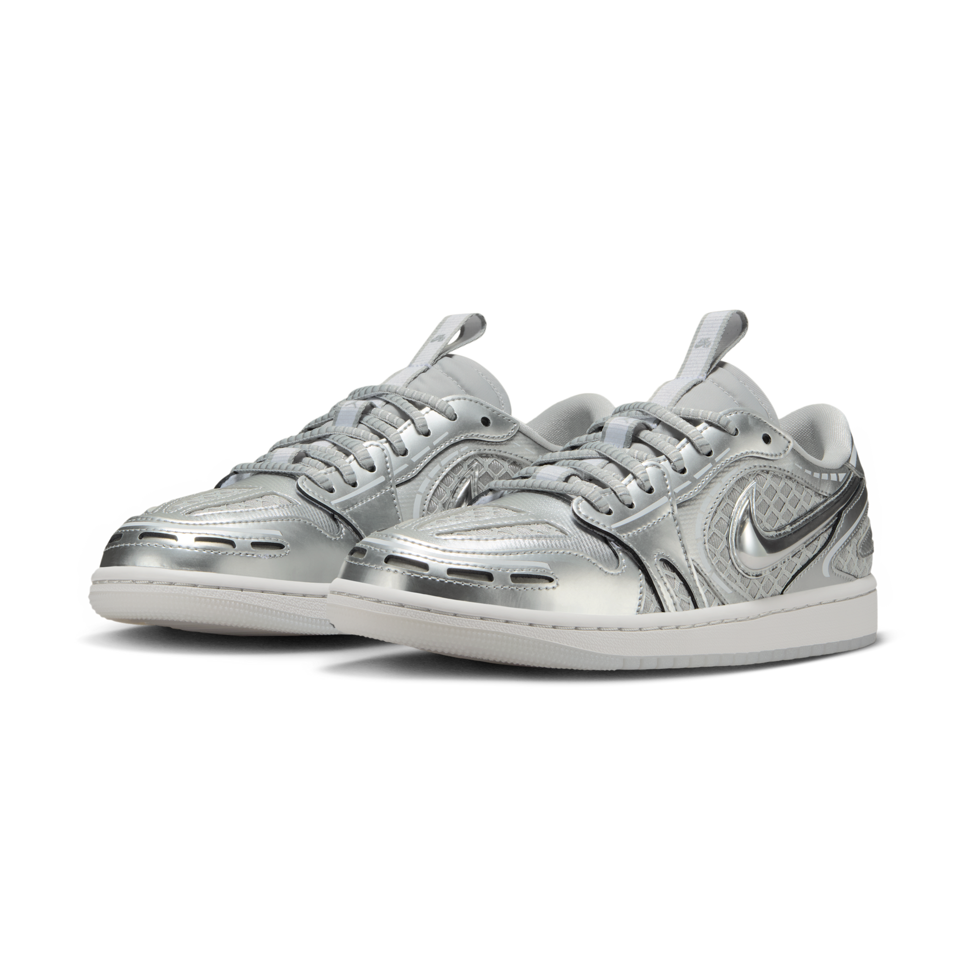 Jordan 1 Low Method of Make V3 Metallic Silver (Women's)