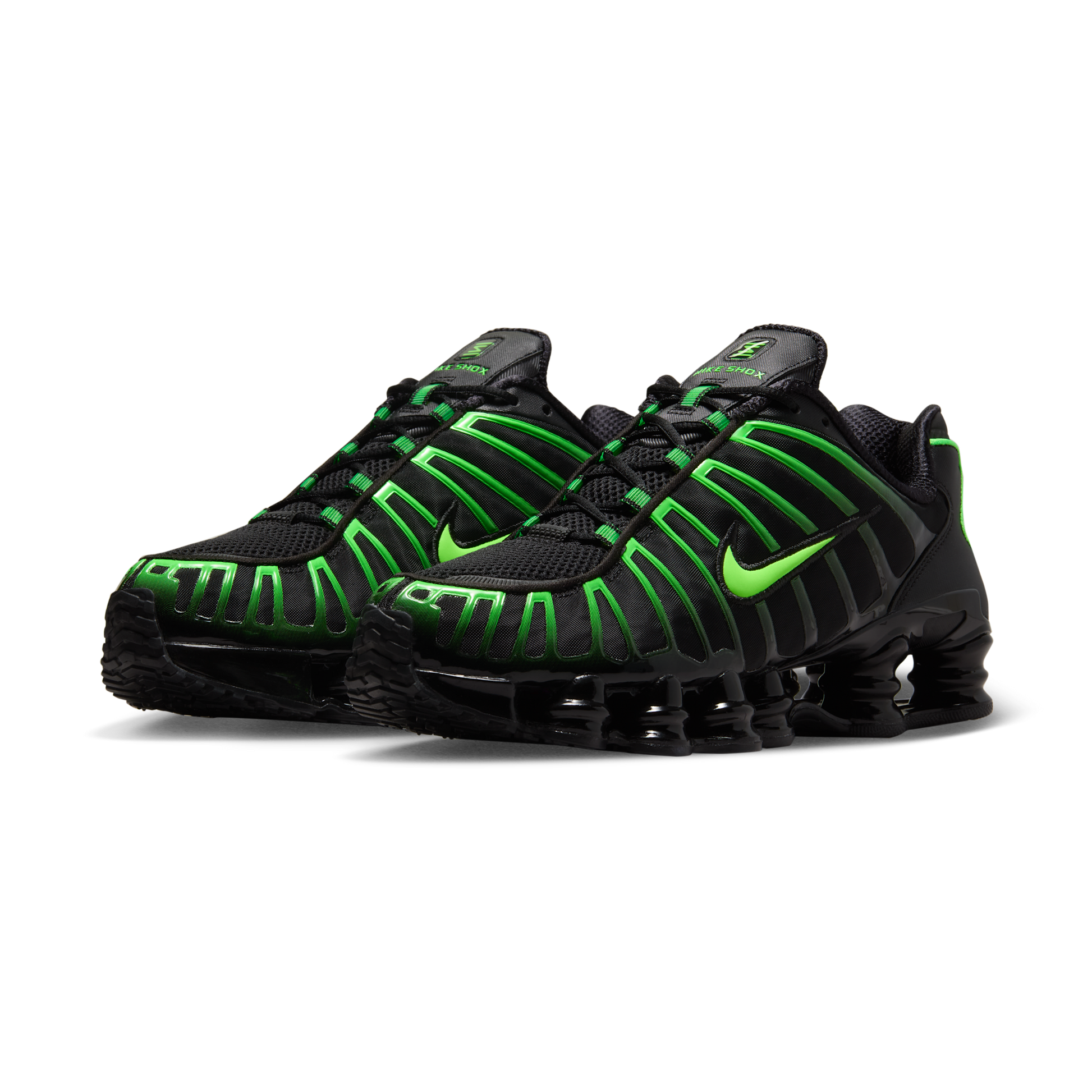 Nike Shox TL Black Green Strike