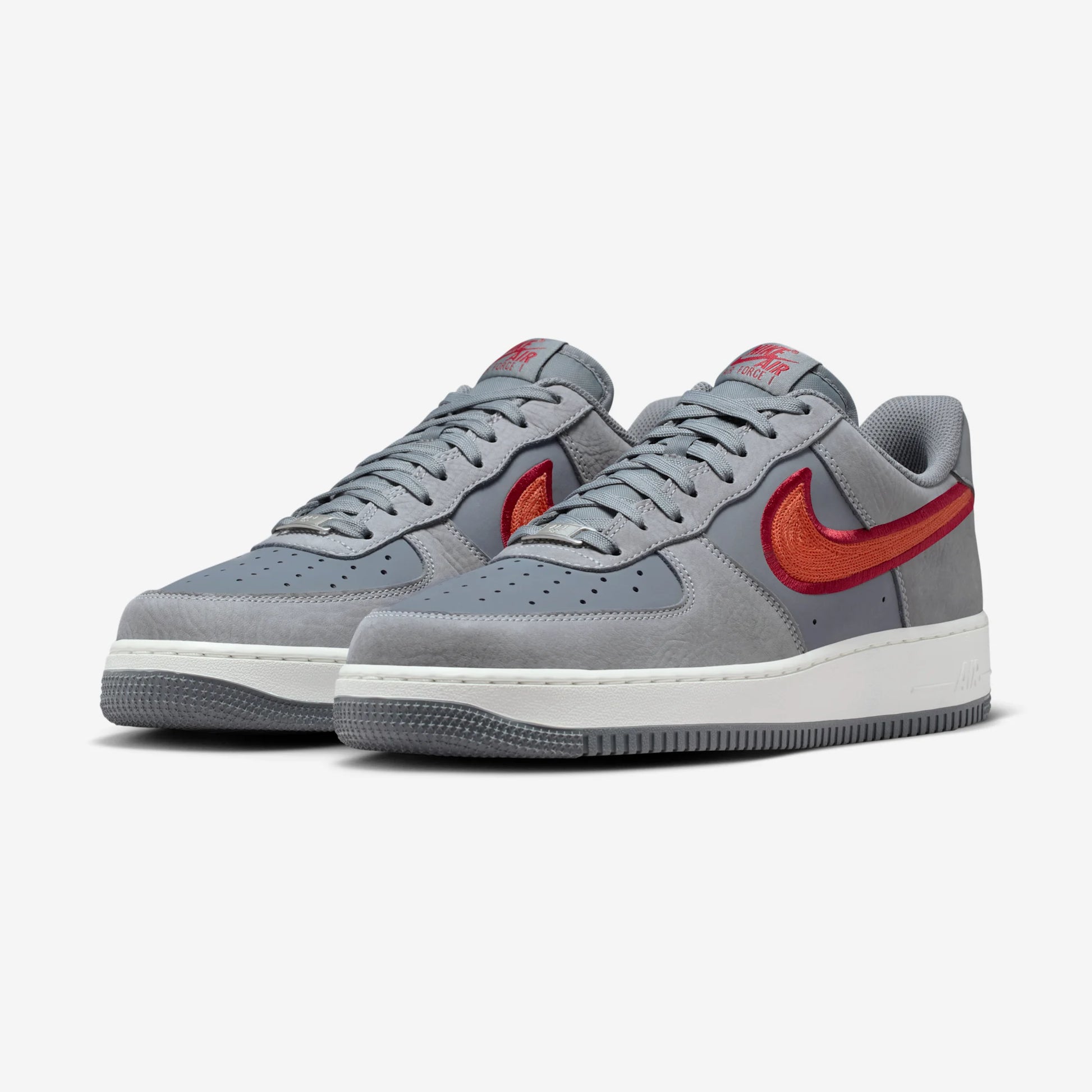 Nike Air Force 1 Low '07 LV8 Cool Grey Crimson Rust