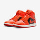 Jordan 1 Mid SE Rush Orange Crimson Bliss (Women's)