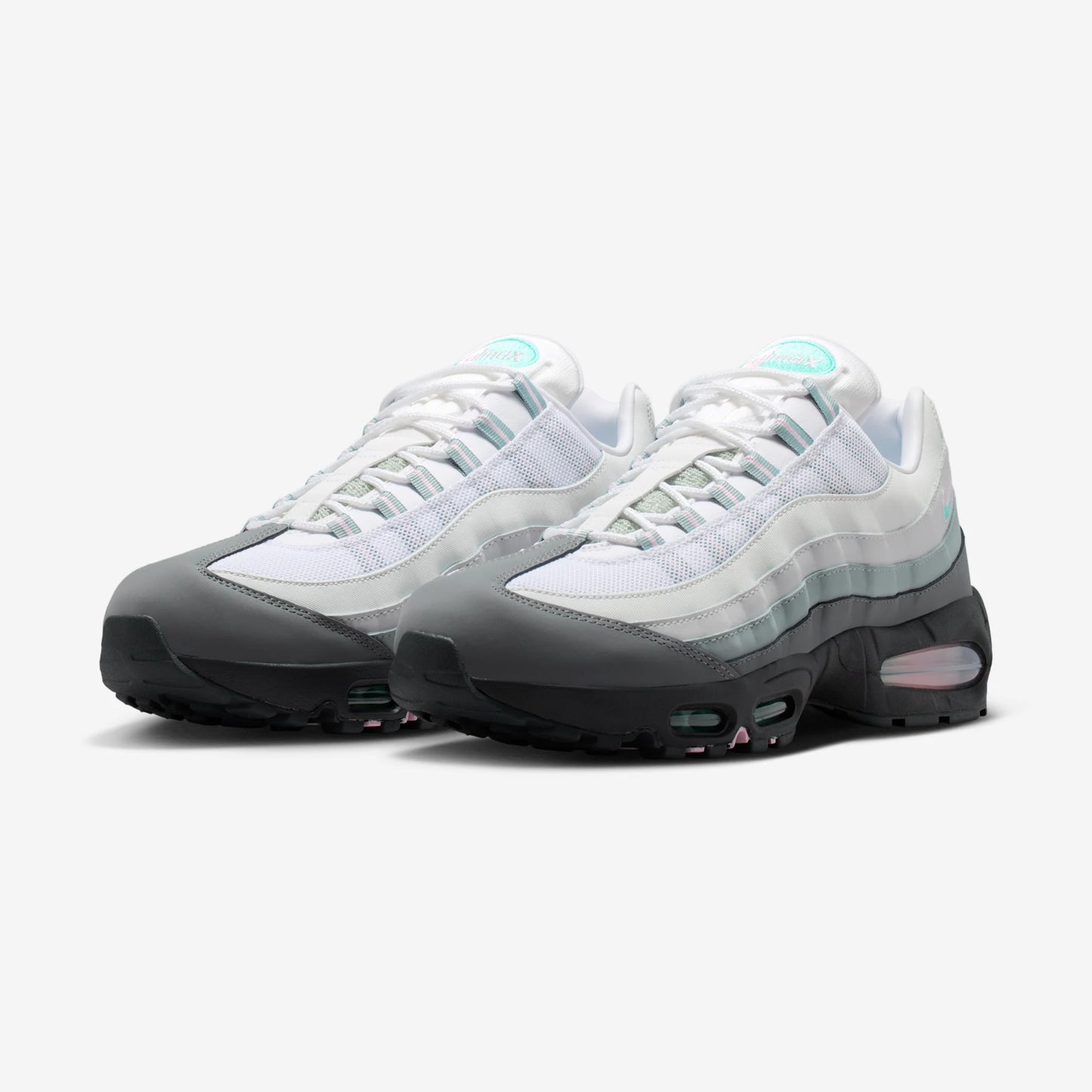 Nike Air Max 95 Big Bubble White Hyper Turquoise Pink Foam