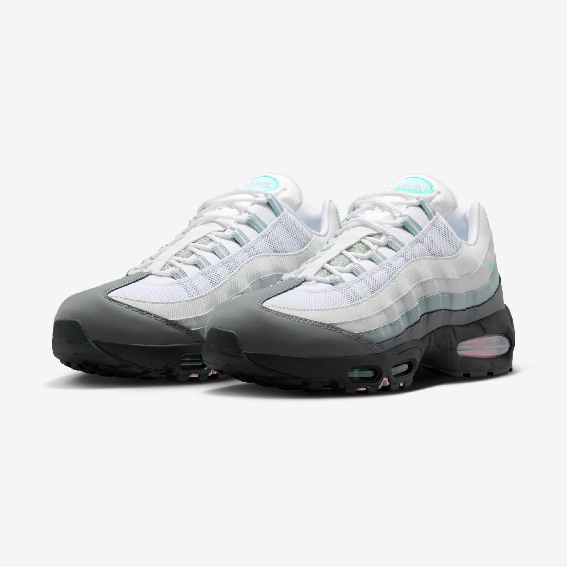 Nike Air Max 95 Big Bubble White Hyper Turquoise Pink Foam