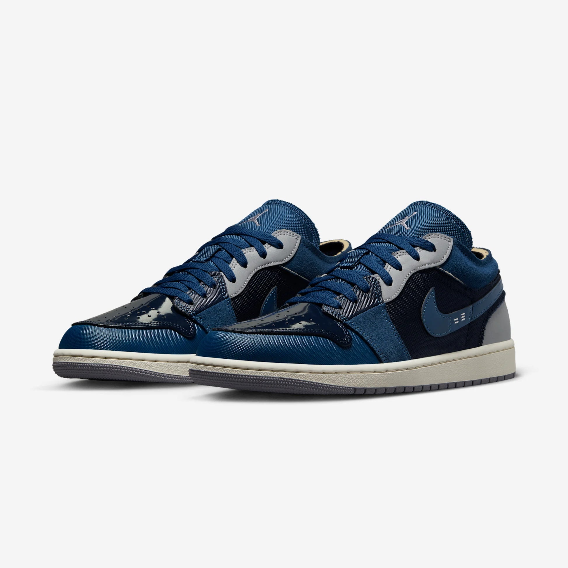 Jordan 1 Low SE Craft Obsidian French Blue Ashen Slate White