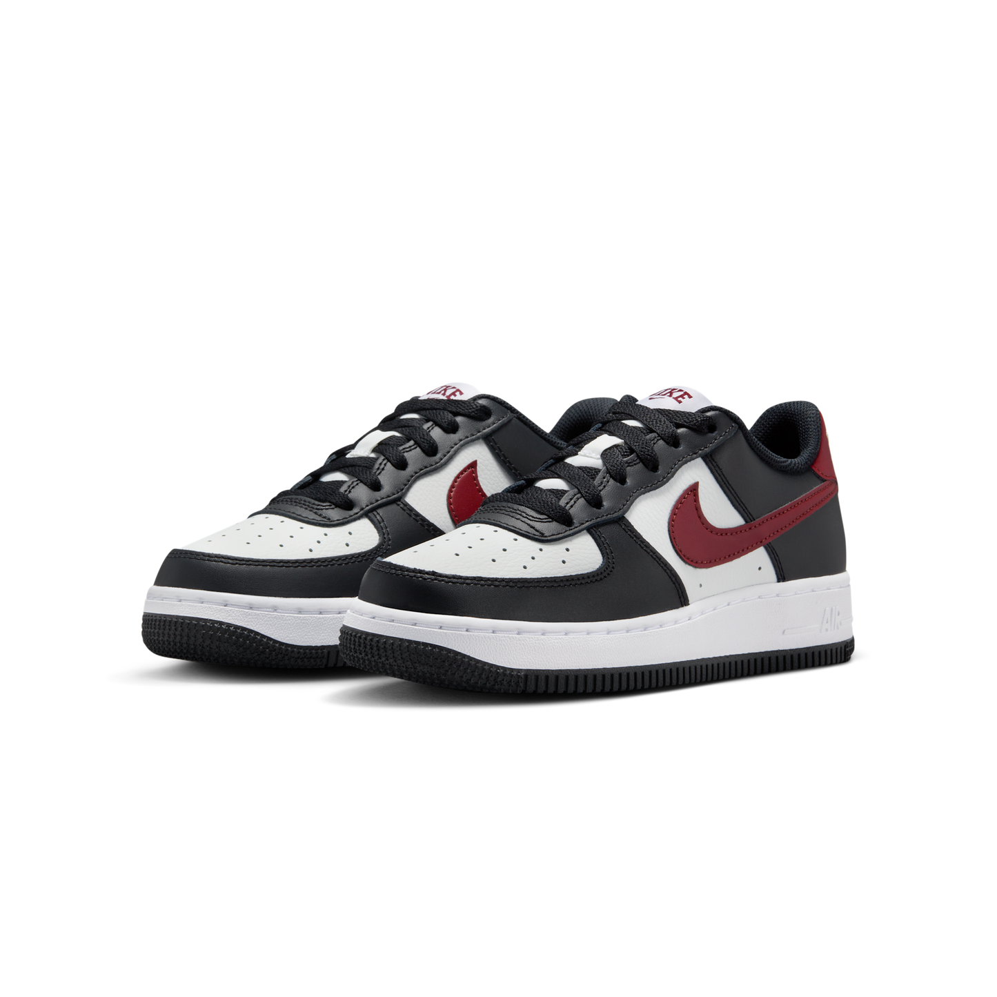 Nike Air Force 1 Low White Dark Team Red (GS)