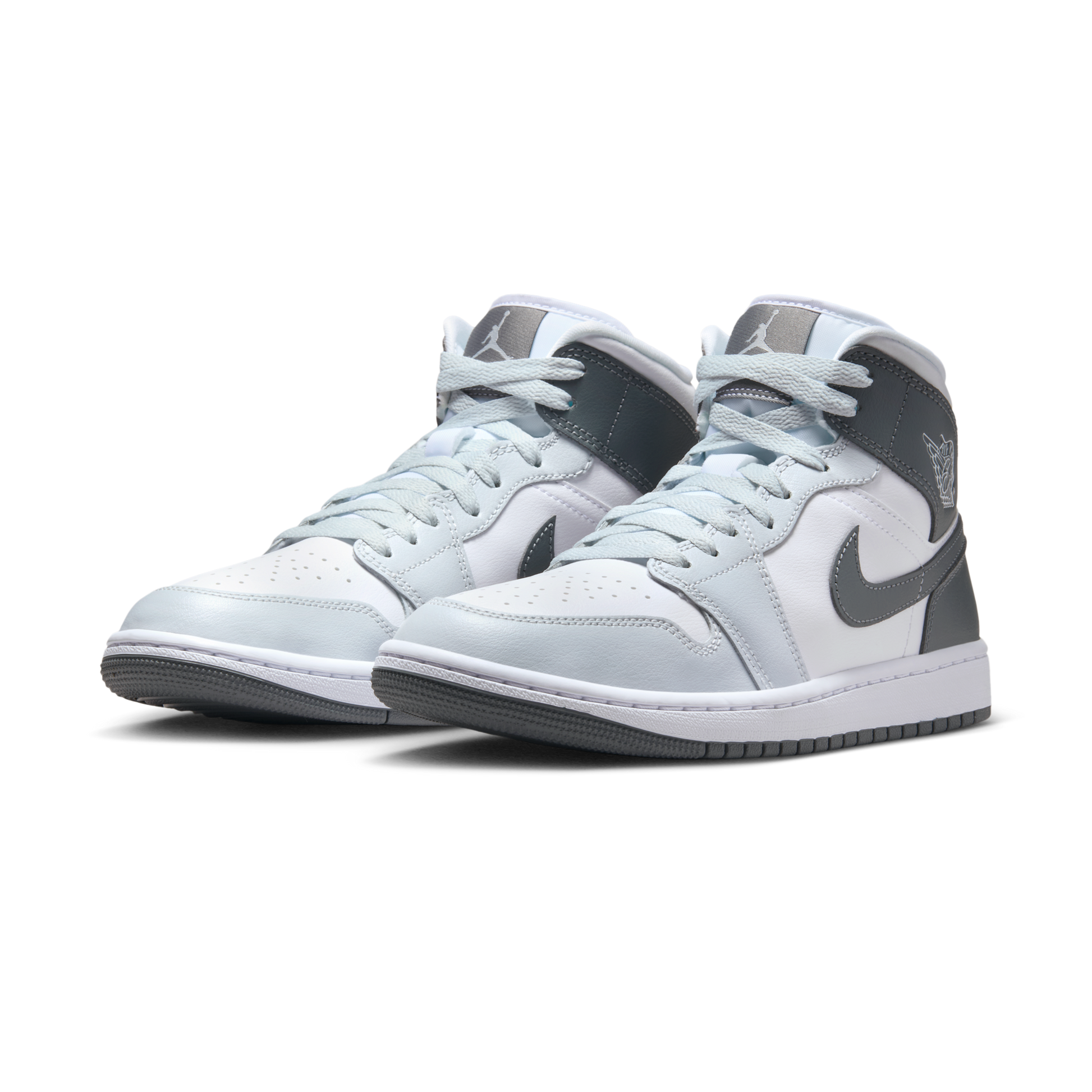 Jordan 1 Mid White Smoke Grey (Women's)