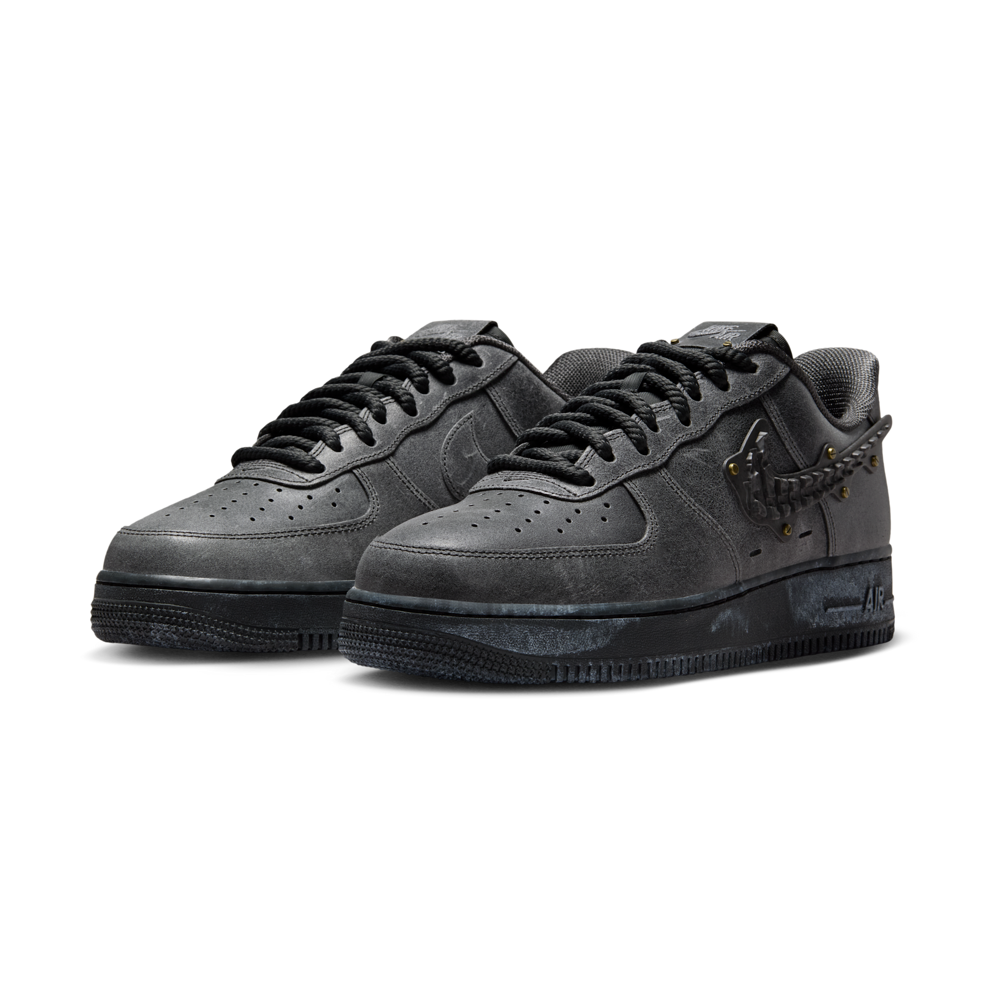 Nike Air Force 1 Low Metalwork Medium Ash Anthracite