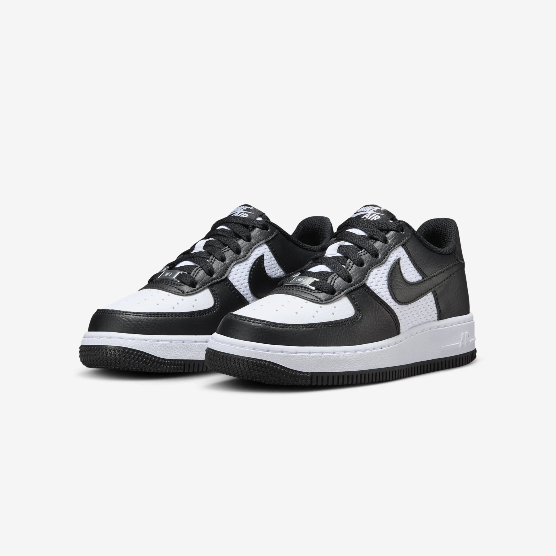 Nike Air Force 1 Low Black White Mesh (GS)