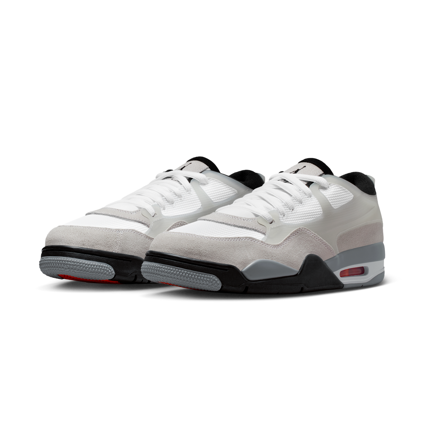Jordan 4 RM White Light Smoke Grey Black
