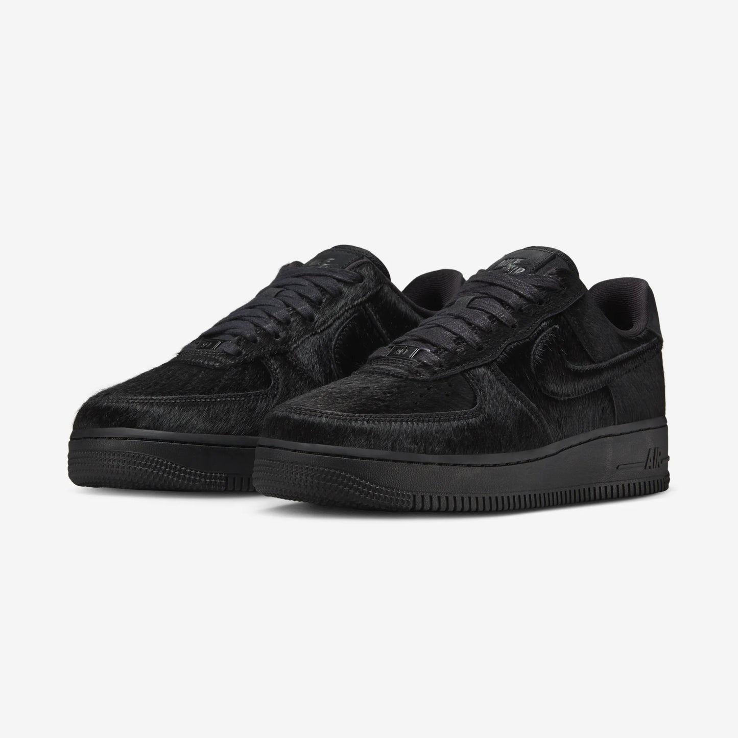Nike Air Force 1 Low '07 Triple Black Pony Hair (Women's)