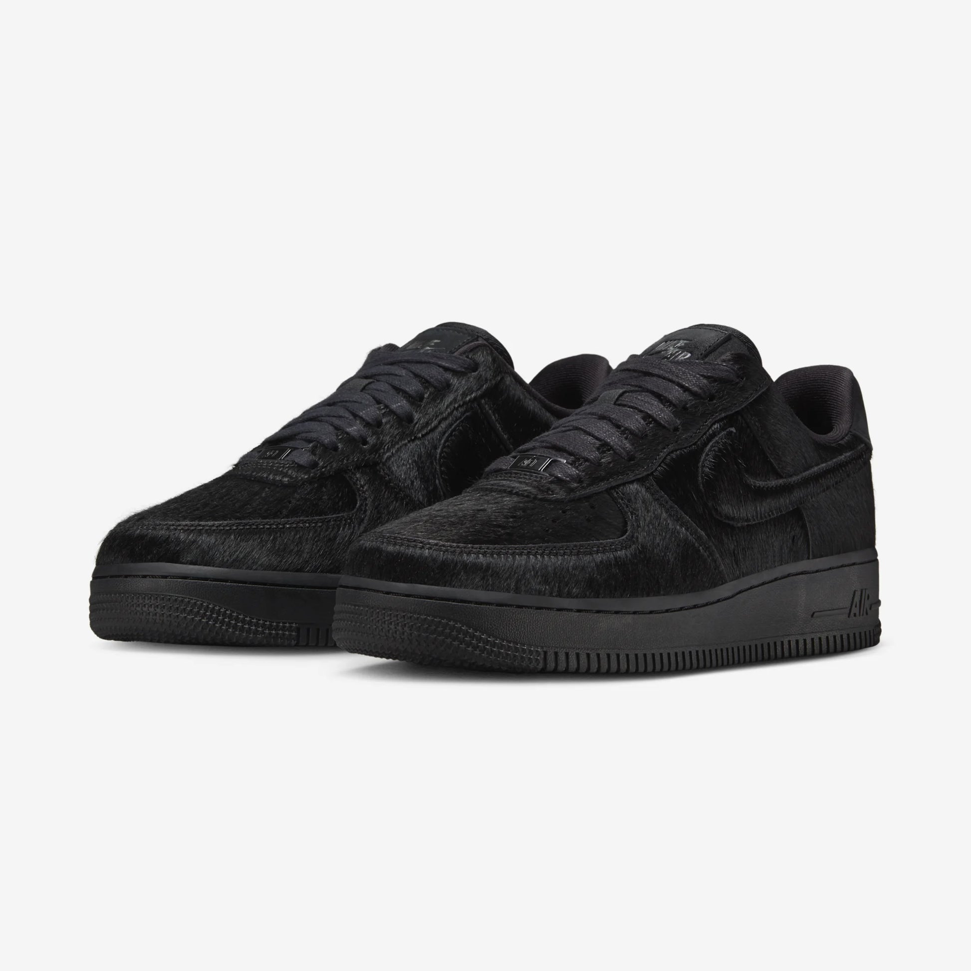 Nike Air Force 1 Low '07 Triple Black Pony Hair (Women's)