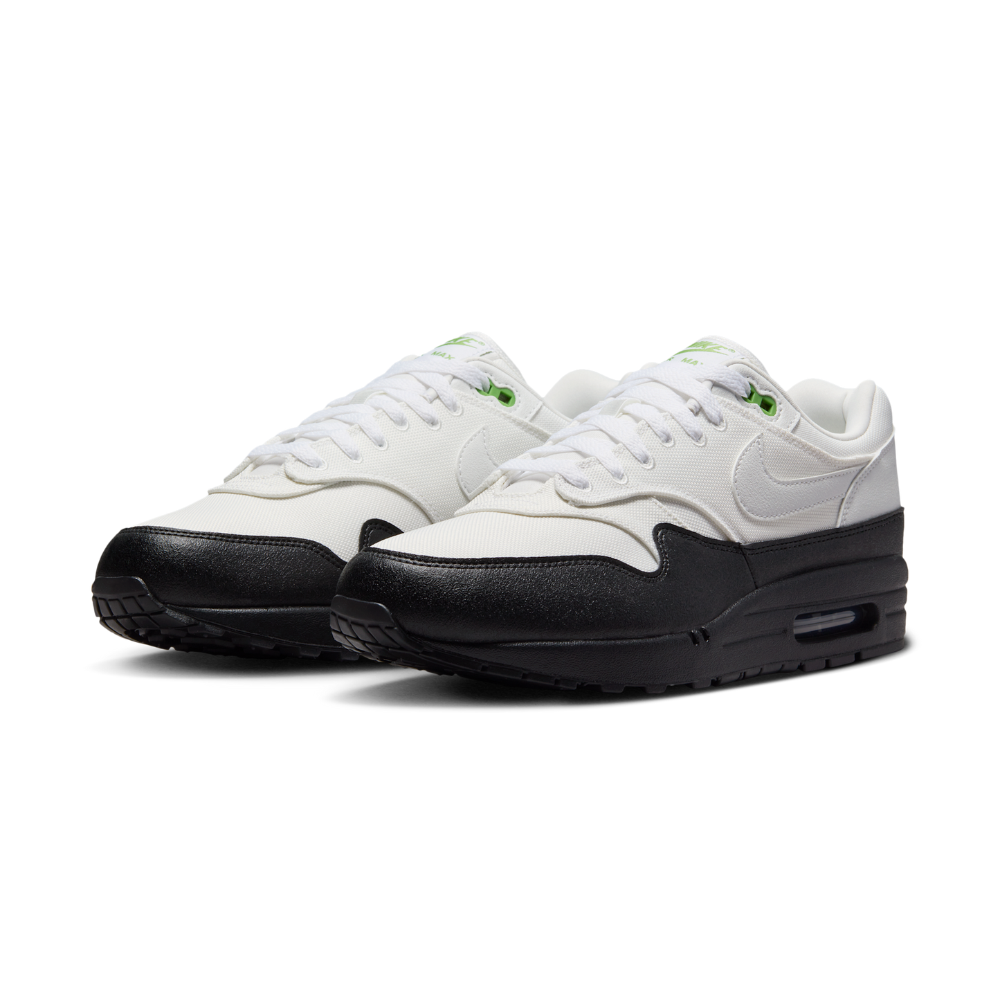 Nike Air Max 1 White Black Chlorophyll