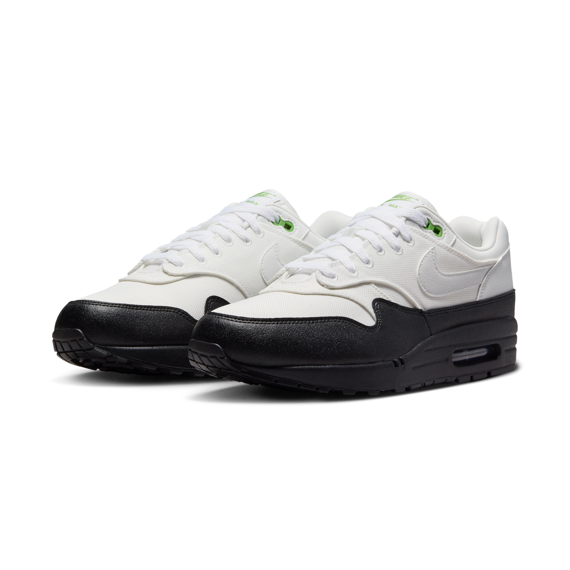Nike Air Max 1 White Black Chlorophyll
