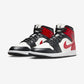 Jordan 1 Mid Gym Red Off Noir (Women's)