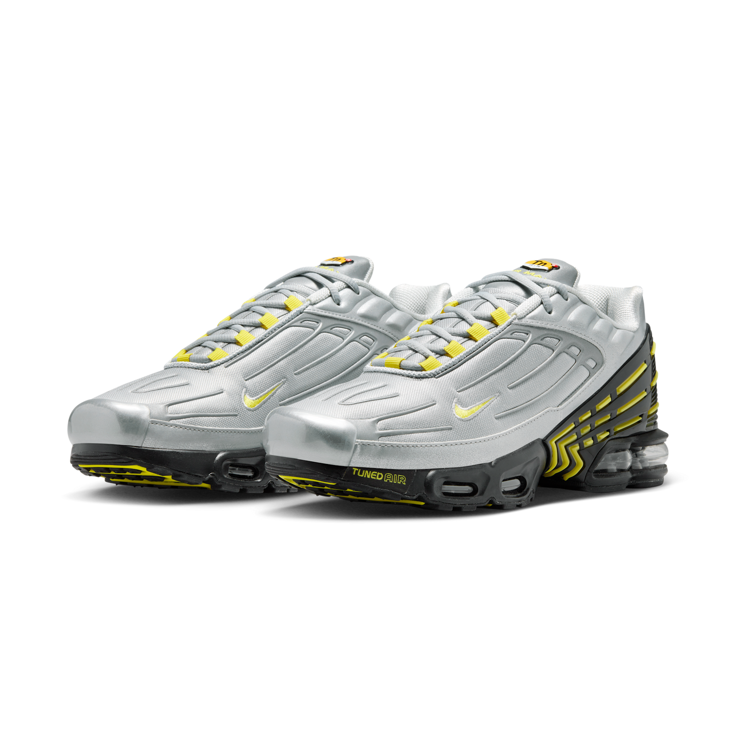 Nike Air Max Plus 3 Metallic Silver Opti Yellow