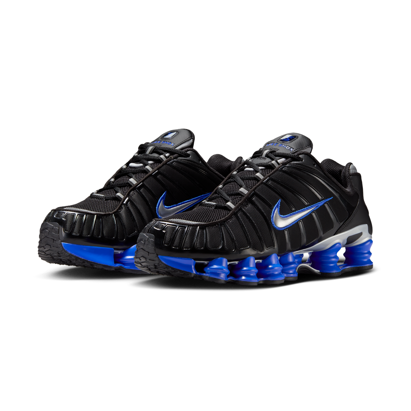 Nike Shox TL Black Racer Blue Metallic Silver
