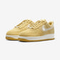 Nike Air Force 1 Low '07 LV8 Buff Gold Sail Embroidered Swoosh