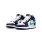 Jordan 1 Mid Obsidian Dark Powder Blue (GS)