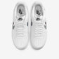 Nike Air Force 1 Low '07 Spray Paint Swoosh White Black Grey