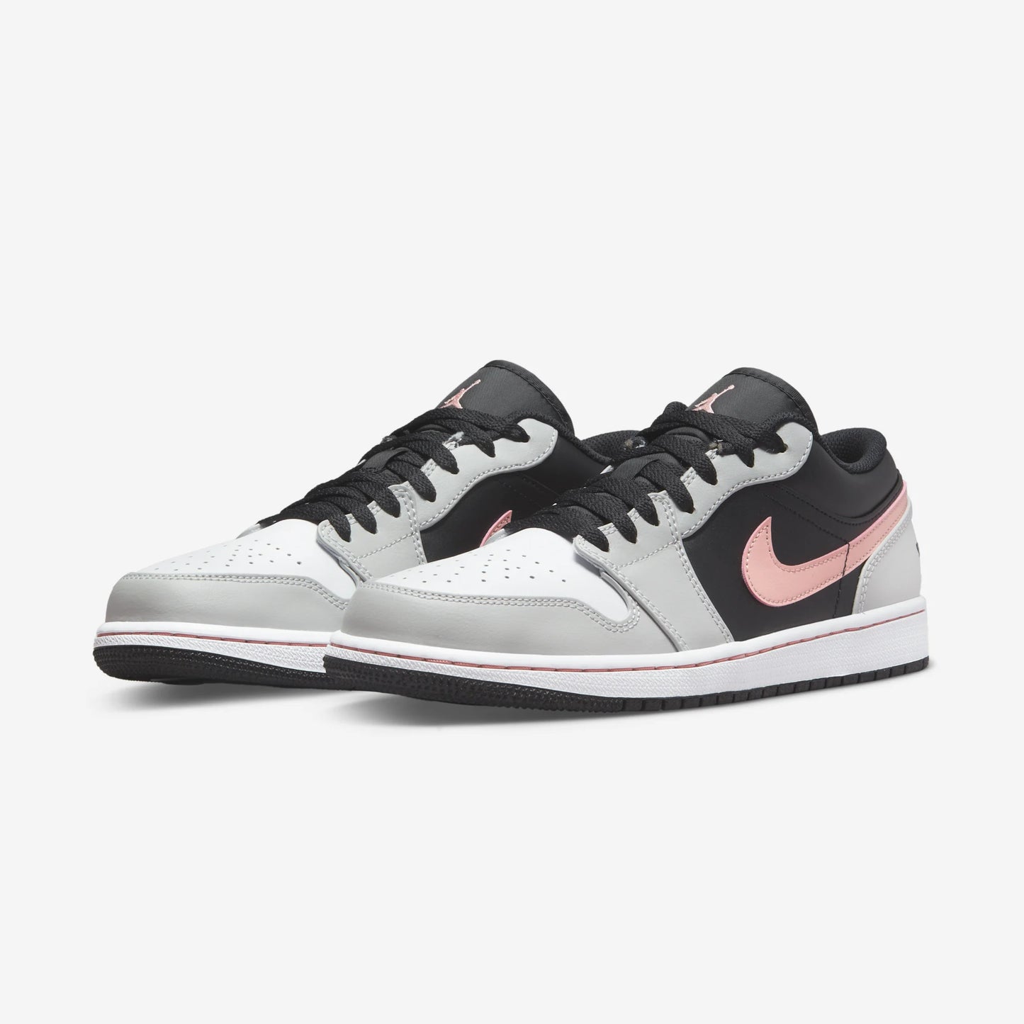 Jordan 1 Low Black Grey Pink