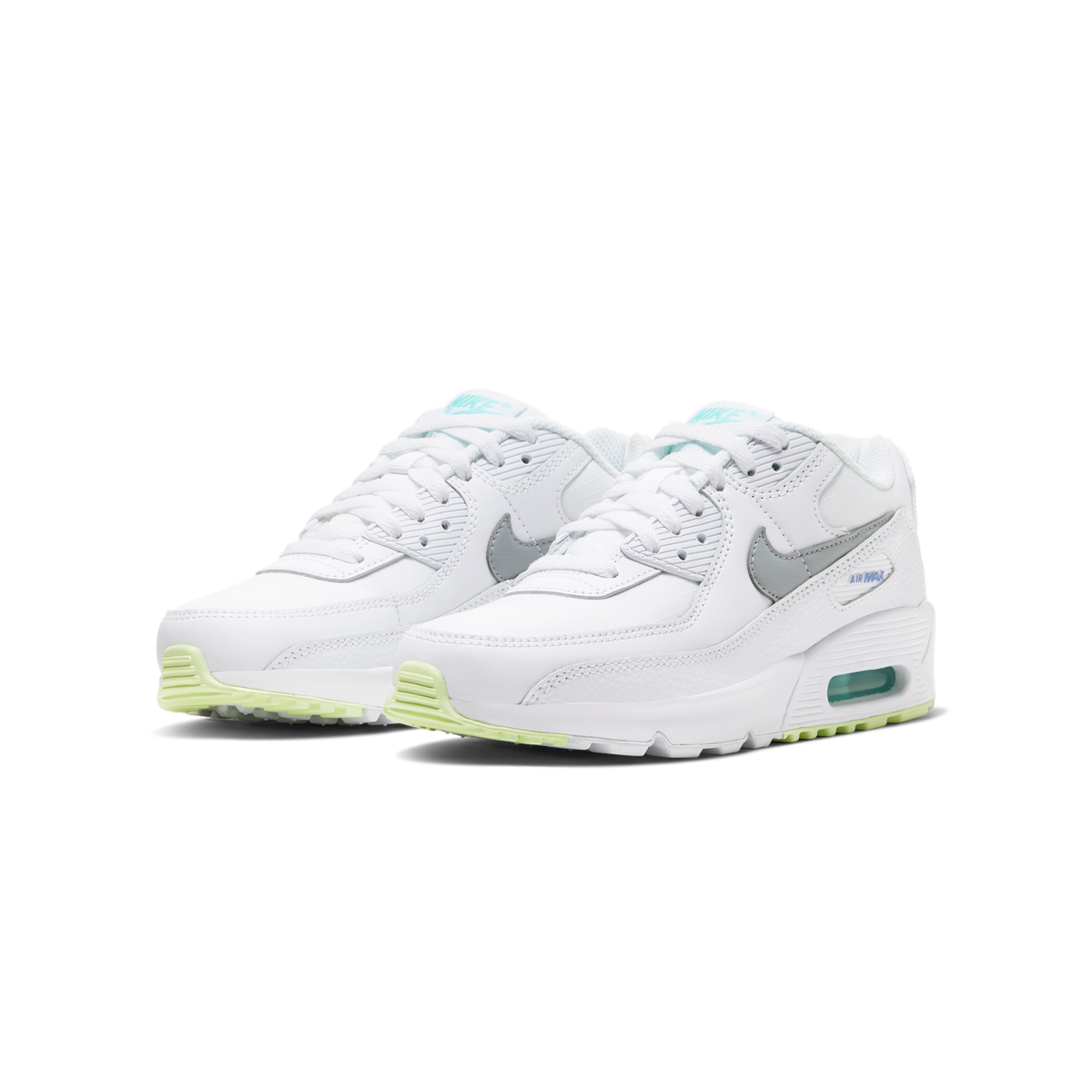 Nike Air Max 90 White Laser Orange Aurora (GS)