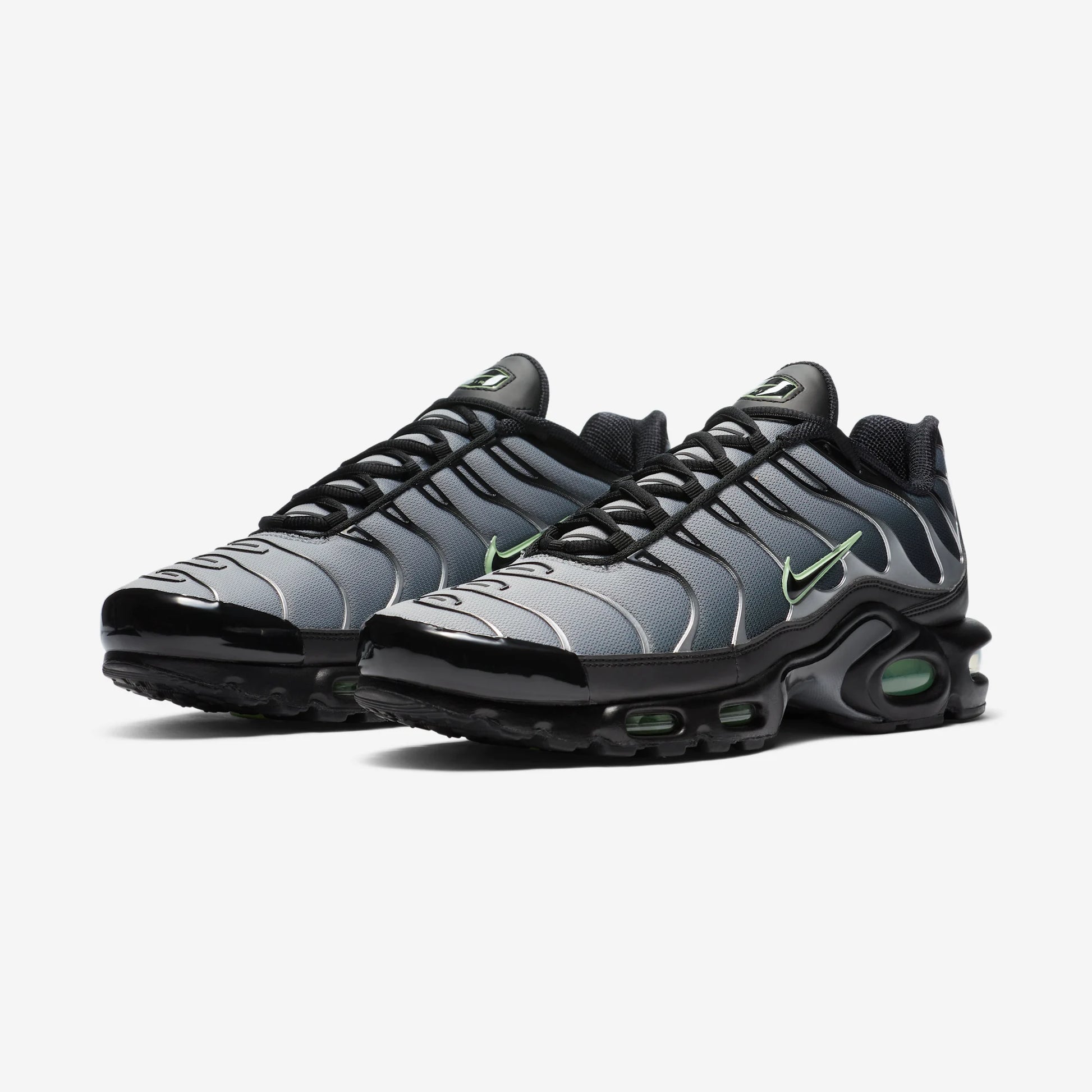 Nike Air Max Plus Black Particle Grey Vapour Green