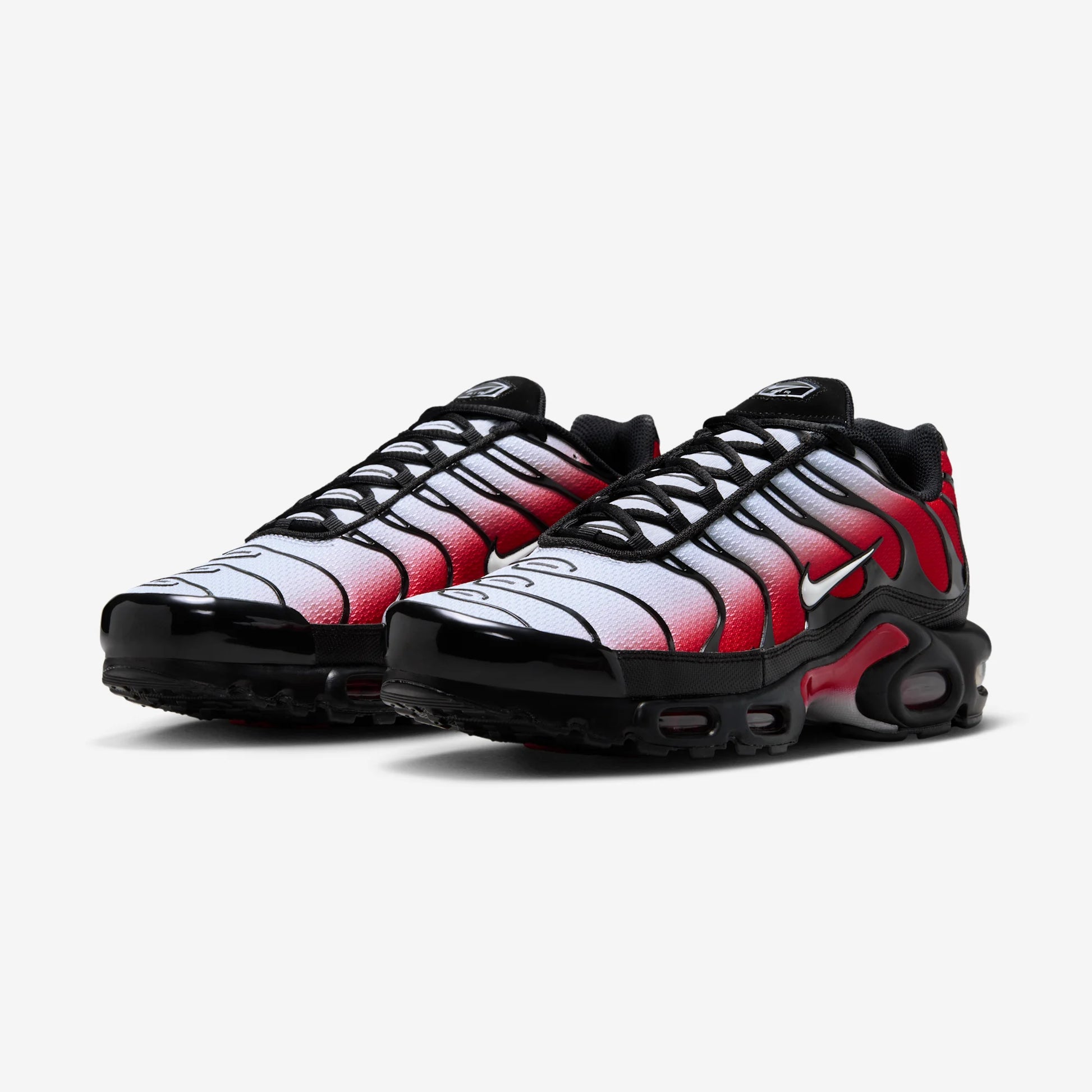 Nike Air Max Plus Pure Platinum University Red Black White