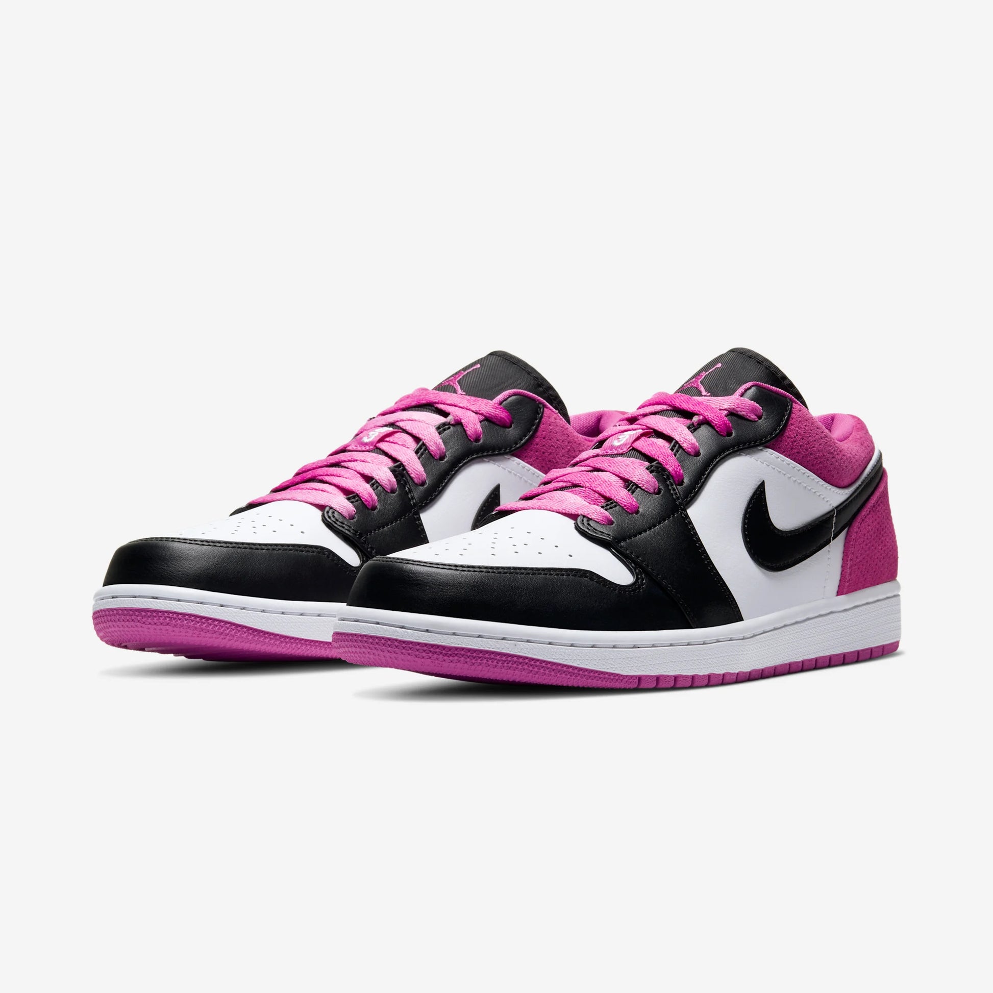 Jordan 1 Low Black Active Fuchsia