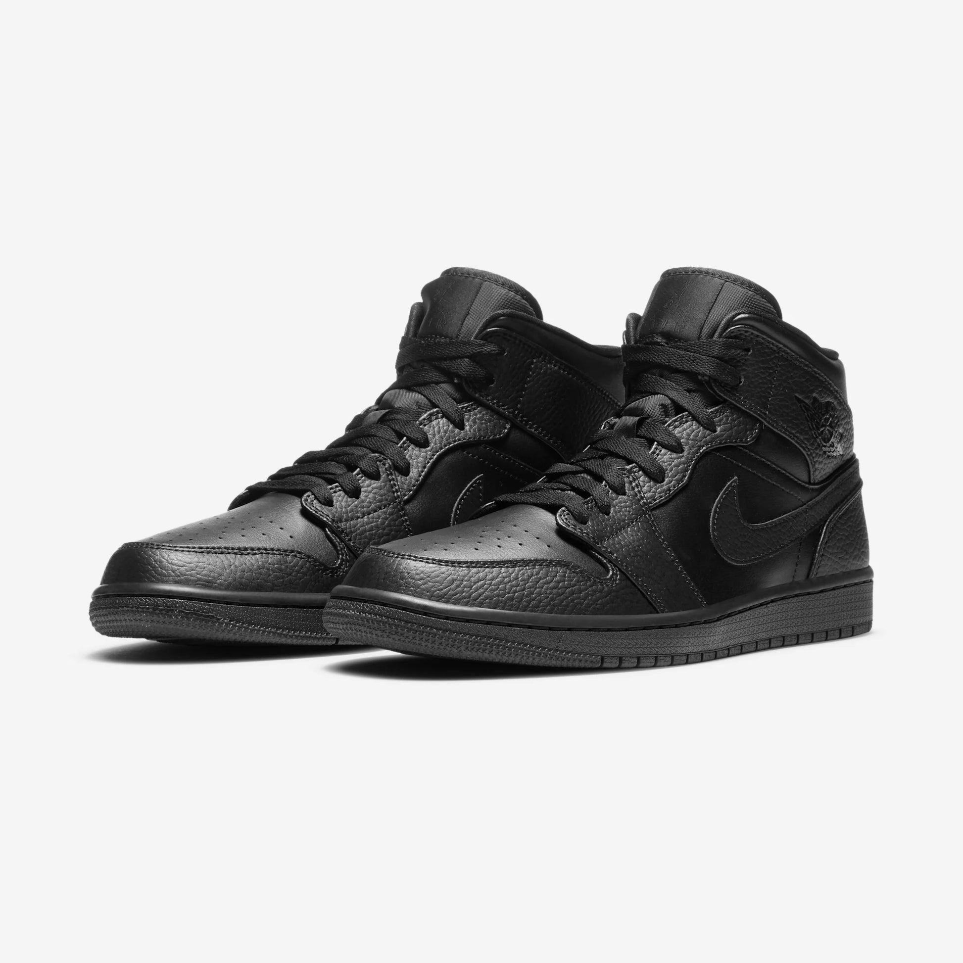 Jordan 1 Mid Triple Black