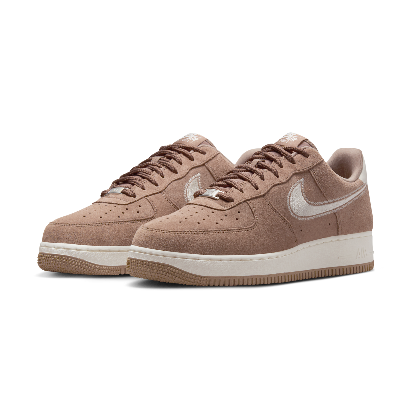 Nike Air Force 1 Low '07 LV8 Mink Brown Embroidered Swoosh