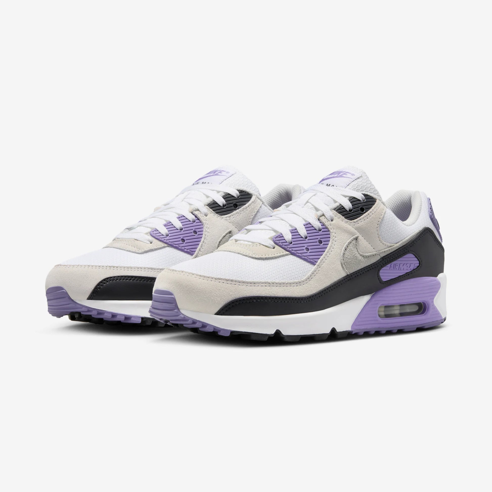 Nike Air Max 90 White Dusty Amethyst Photon Dust Light Smoke Grey