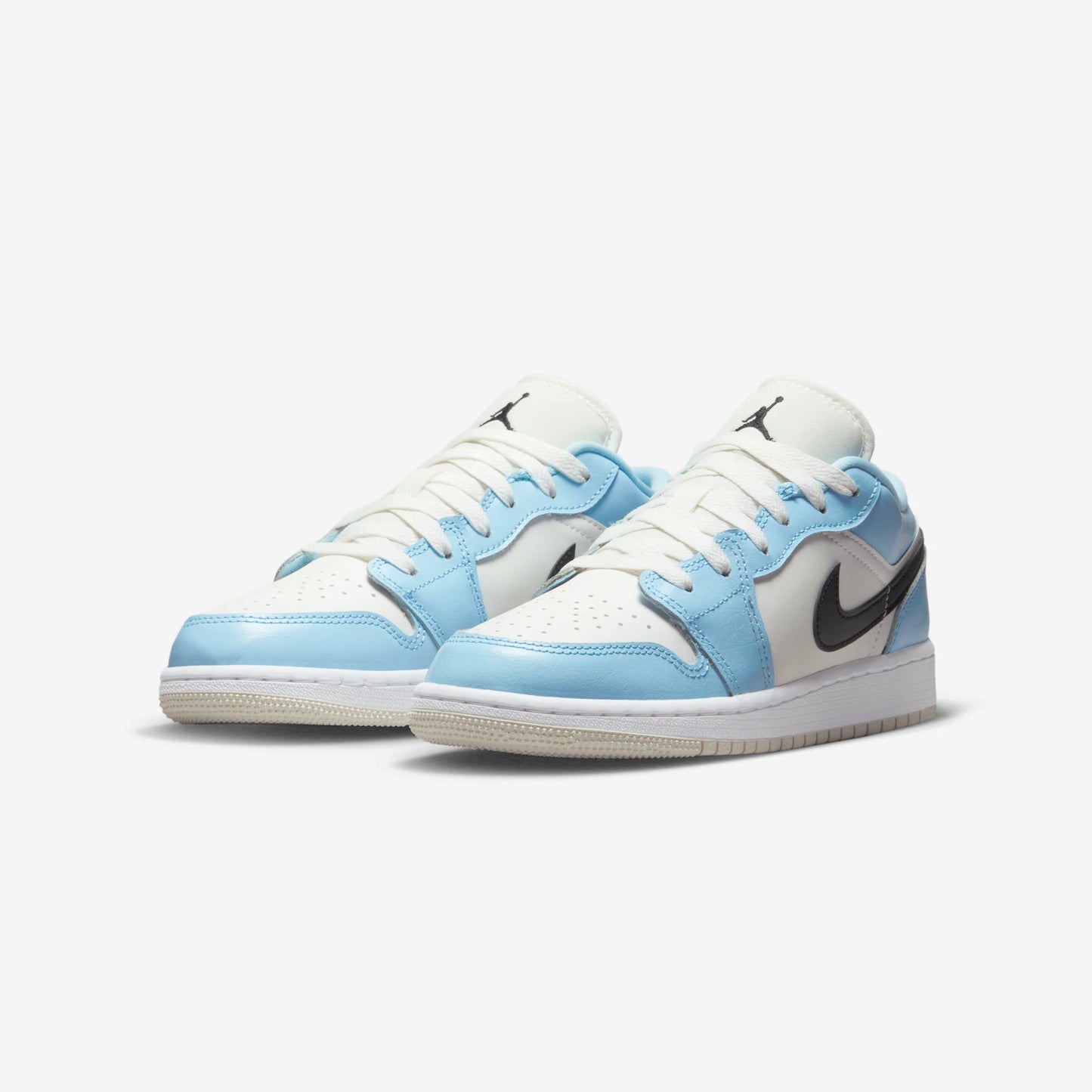 Jordan 1 Low Ice Blue Black (GS)