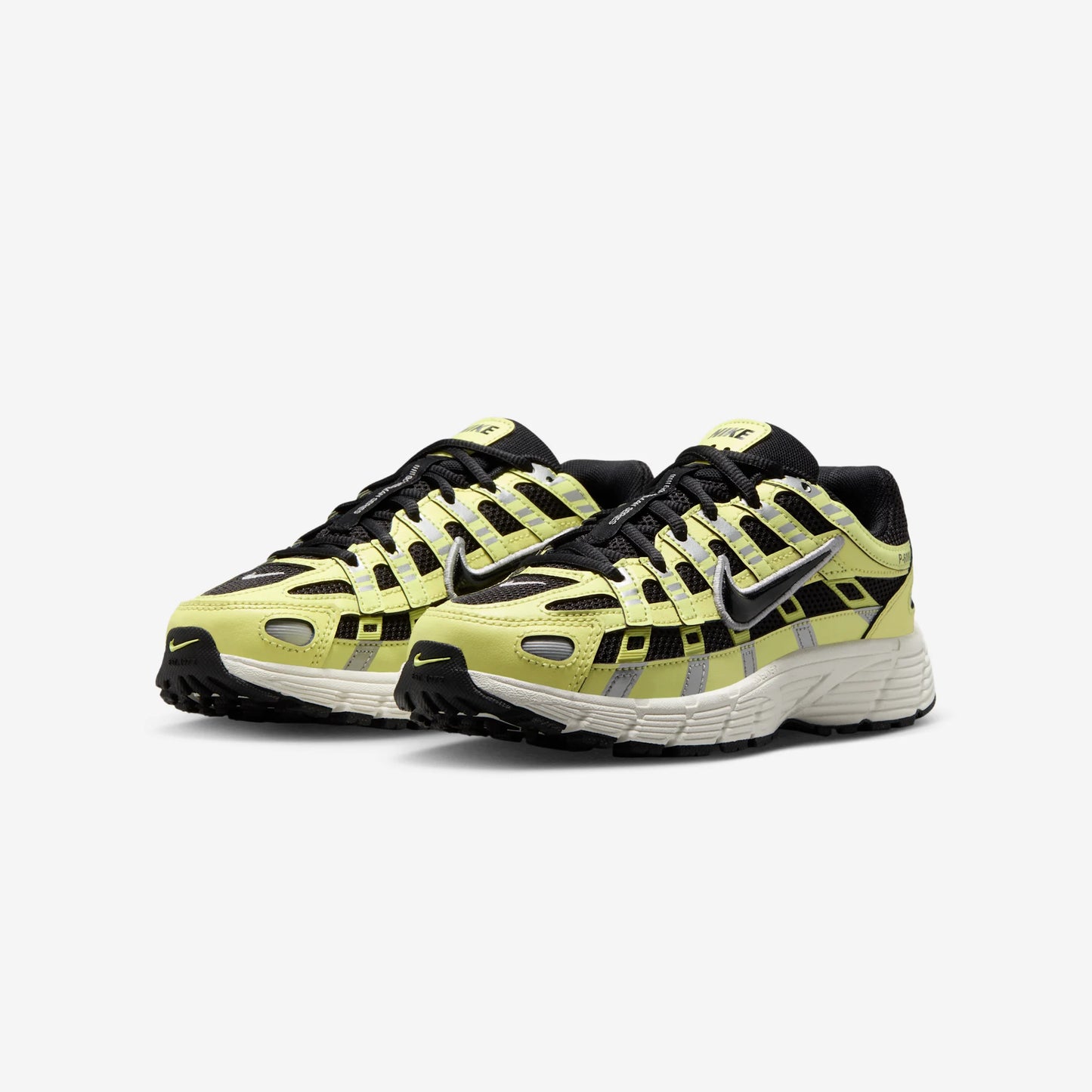 Nike P-6000 Light Lemon Twist Metallic Silver Sail Black (GS)