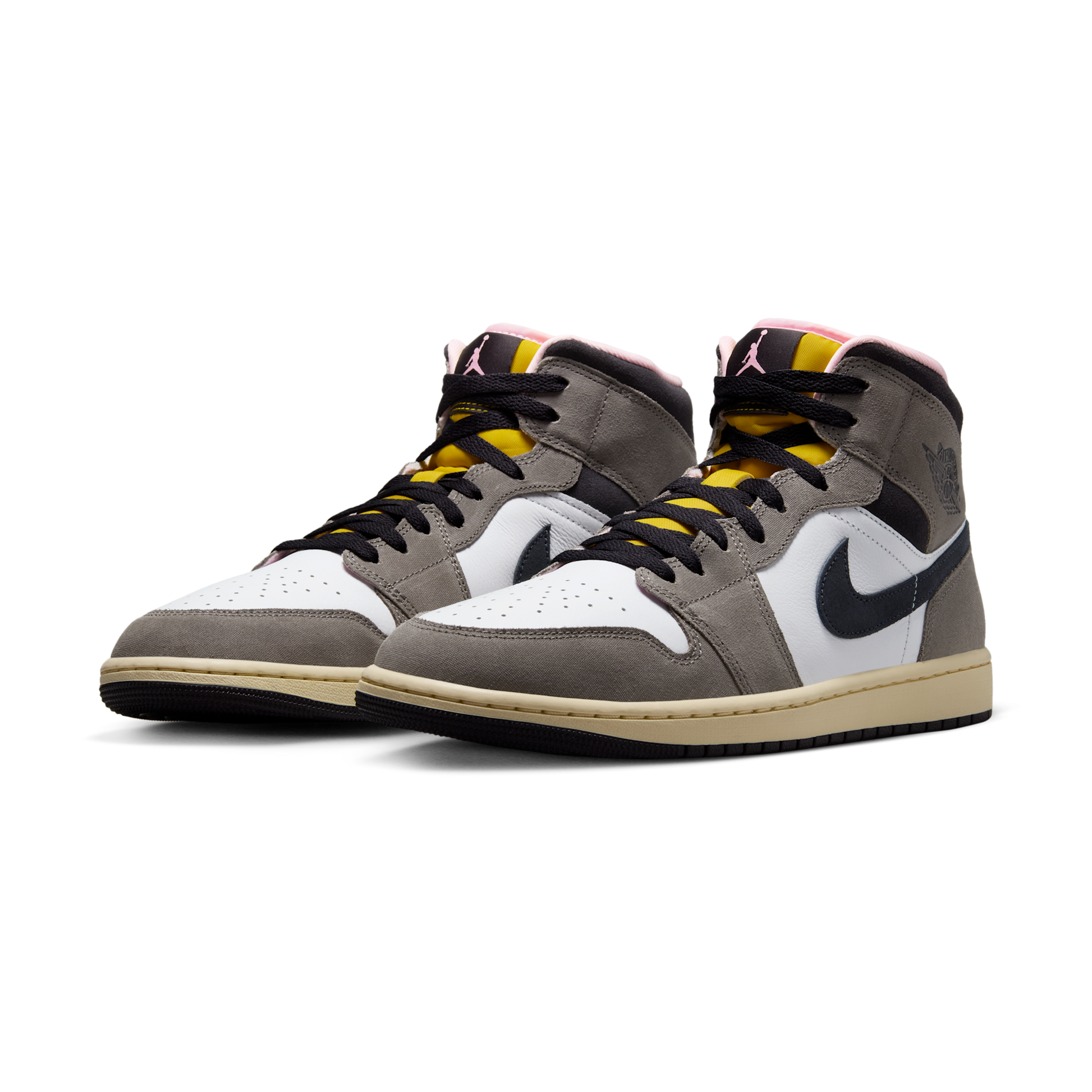Jordan 1 Mid SE White Cave Stone