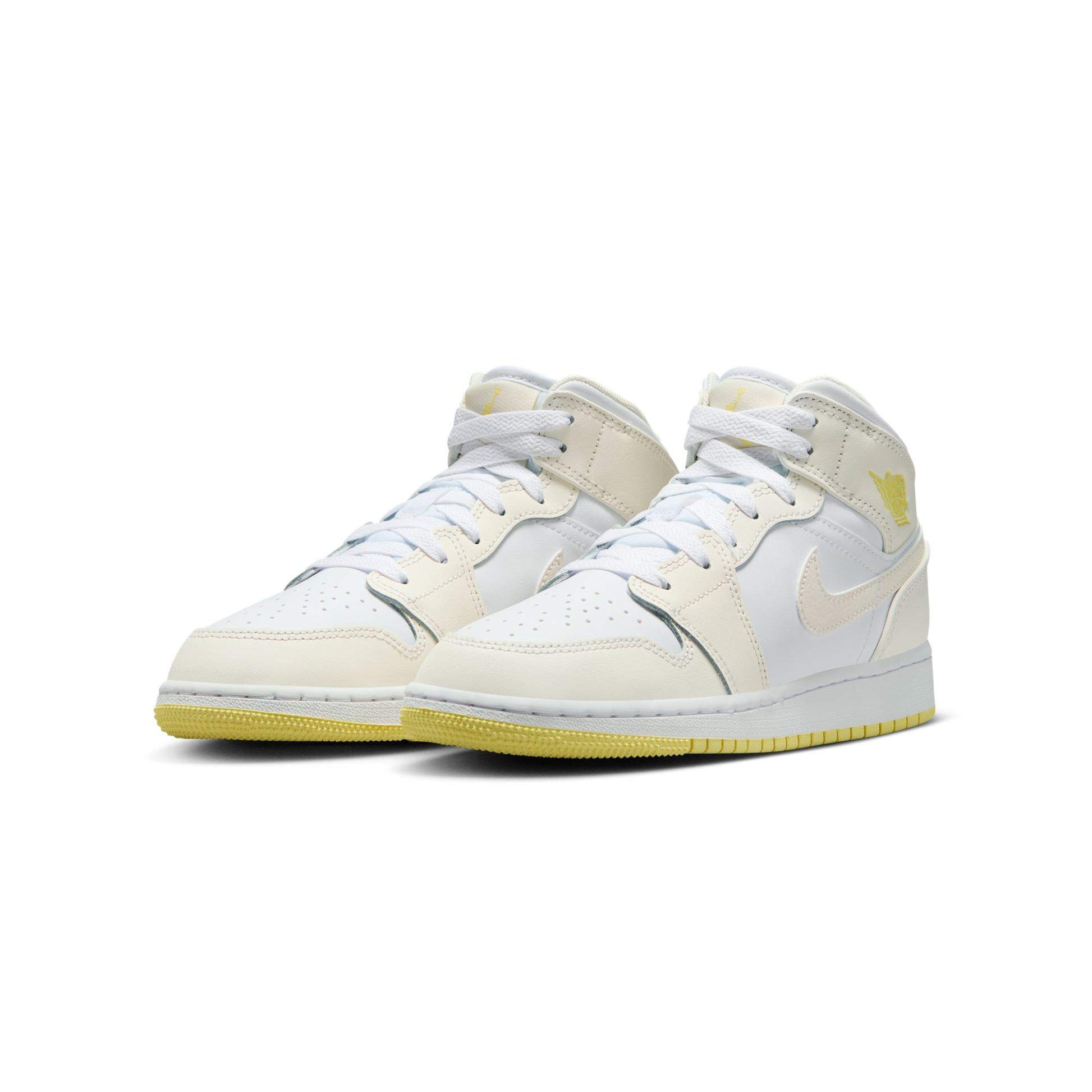 Jordan 1 Mid Sail Light Laser Orange (GS)