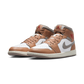Jordan 1 Mid Rattan White College Grey
